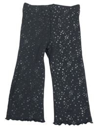 Tmavošedé zateplené tepláky s hvězdami F&F