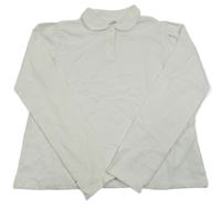 Bílé polo triko Zara