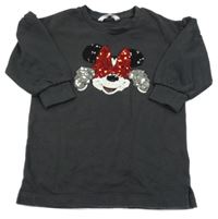 Antracitové teplákové šaty s Minnie M&S