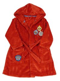 Červený plyšový župan s kapucí - Tlapková Patrola George