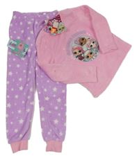 Nové - růžovo-lila chlupaté pyžamo s L.O.L. Primark