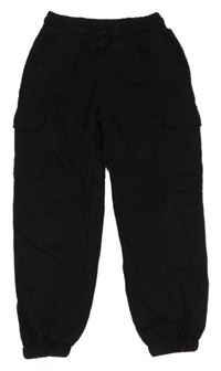 Černé tepláky s kapsami H&M