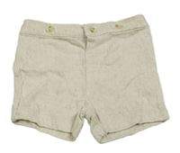 Béžové ľanové kraťasy Principles