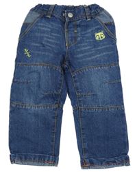 Tmavomodré rifle s mývalem Ergee