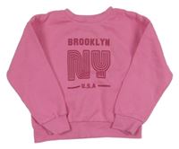 Ružová mikina s nápisom Primark