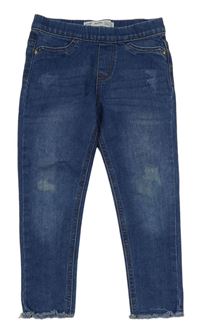 Tmavomodré džegíny s prošoupáním Denim Co. 