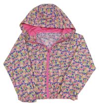 Farebná vzorovaná šušťáková bunda s kapucňou Dunnes