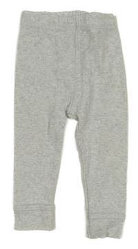 Sivé rebrované tepláky DopoDopo