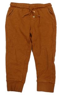 Hrdzavé tepláky s gombíky H&M