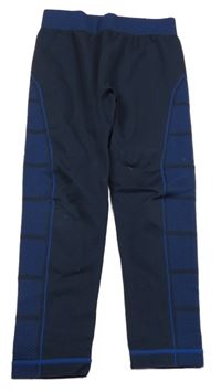 Tmavomodré vzorované spodné funkčné nohavice Topolino