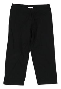 Čierne capri legíny Decathlon