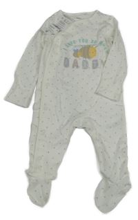 Nové - Biely overal so včelkami a bodkami F&F