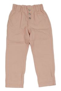 Broskvové slouchy rifle Denim 