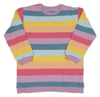 Farebná pruhovaná mikina