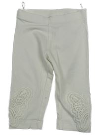 Smotanové capri legíny s madeirou C&A