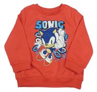 Červená mikina so Sonicem Primark