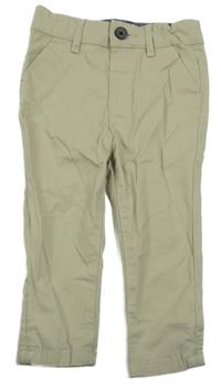 Béžové plátenné chino nohavice Denim Co.