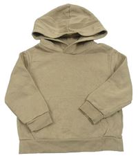 Piesková á mikina s vreckom a kapucňou H&M