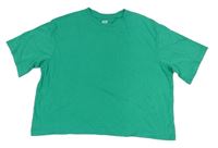 Zelené crop tričko zn. H&M