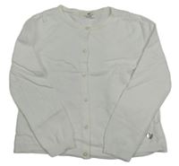 Biely prepínaci crop sveter H&M