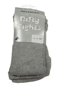Nové - tmavosivé melírované pančuchy nifty Tights