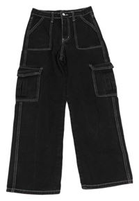 Černé cargo rifle SHEIN