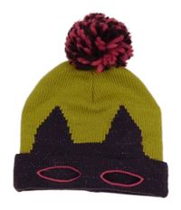 Okrovo-lilková čapica s brmbolcom WHITE STUFF