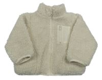 Smotanová huňatá podšitá bunda Target