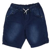 Tmavomodré teplákové riflové kraťasy Pepperts!