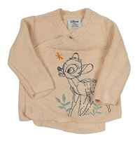 Marhuľový zavinovací sveter s Bambim Primark