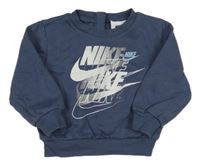 Tmavomodrá mikina s logy zn. Nike