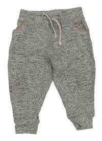 Sivé melírované úpletové tepláky Primark