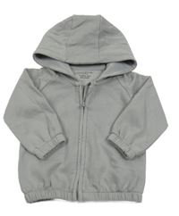 Šedá propínací mikina s kapucí Primark