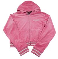 Tmavoružová plyšová prepínaci mikina s nápisom a kapucňou Pineapple