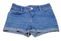 Modré riflové kraťasy Okaidi