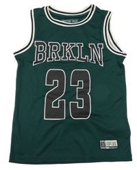 Tmavozelené športové tielko s číslom Chapter Young