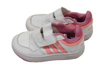 Bílé koženkové botasky Adidas vel. 27