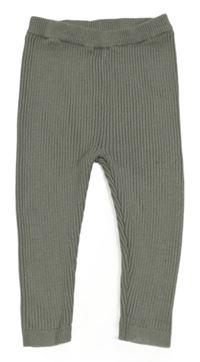 Sivé pletené legíny George