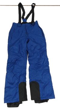 Safírové šusťákové funkční oteplovačky s kšandami Crivit