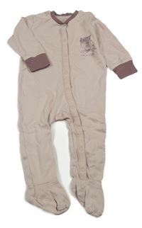 Svetloružový overal so sovou Lupilu