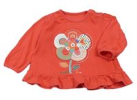 Červená tunika s kvetinou George