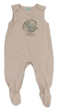 Světlerůžové dupačky s Bambim