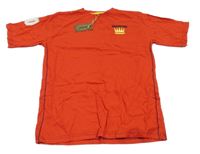 Nové - červené tričko s nápisom Rebel