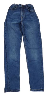 Tmavomodré skinny fit rifle Zara