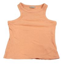 Neónově oranžový rebrovaný crop top Matalan