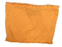 Oranžový rebrovaný bandeau top zn. New Look