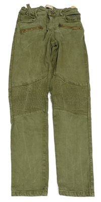 Khaki rifle se žebrováním Zara