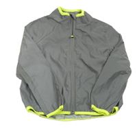 Sivá šušťáková reflexní jarná bunda Pocopiano