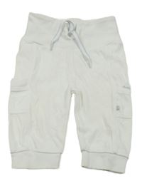 Bílé cargo tepláky 