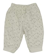 Bielo-sivé zamatové šaty s hviezdičkami C&A